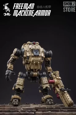 JoyToy Source Acid Rain 1/18 Freeman Machine Armor W/ Pilot Mechas & Soldiers Figure Set Desert Brown Version -Sale Toys Online 14681be426