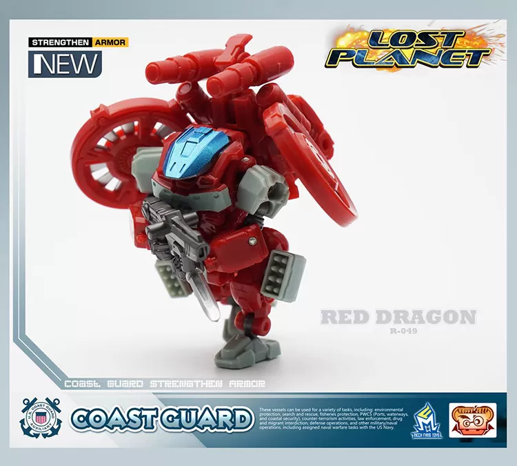 MechFansToys Lost Planet Coast Guard CG01 White Shark & CG02 Red Dragon 9 MechFansToys Lost Planet Coast Guard CG01 White Shark & CG02 Red Dragon - Image 9
