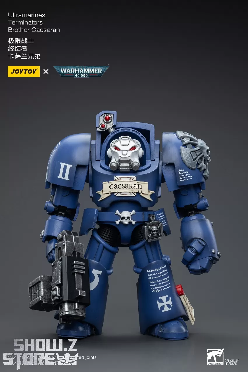 JoyToy Source 1/18 Warhammer 40K Ultramarines Terminators Brother Caesaran 9 JoyToy Source 1/18 Warhammer 40K Ultramarines Terminators Brother Caesaran - Image 9