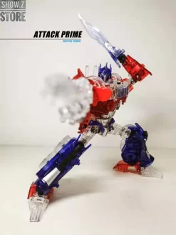 APC Toys APC-001 Attack Prime TFP Optimus Prime Clear Version W/ Clear Wheels -Sale Toys Online 3238f95f32