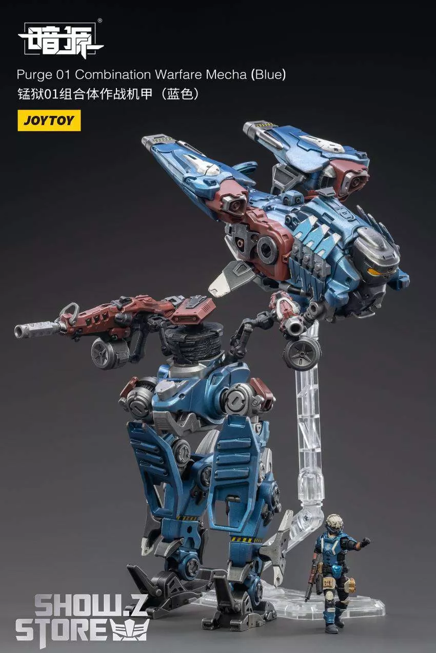 JoyToy Source 1/25 Purge 01 Combination Warfare Mecha Blue Version W/ Pilot 8 JoyToy Source 1/25 Purge 01 Combination Warfare Mecha Blue Version W/ Pilot - Image 8