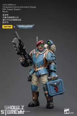 JoyToy Source 1/18 Warhammer 40K Astra Militarum Tempestus Scions Command Squad 55th Kappic Eagles Medic -Sale Toys Online 33032435e7