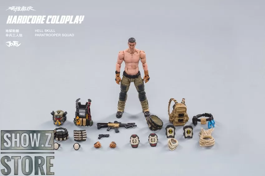 JoyToy Source 1/18 Hardcore Coldplay Hell Skull Paratrooper Squad Set Of 3 15 JoyToy Source 1/18 Hardcore Coldplay Hell Skull Paratrooper Squad Set Of 3 - Image 15