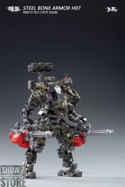 JoyToy Source 1/25 H07 Steel Bone Attack Mecha Jungle Camouflage W/ Pilot -Sale Toys Online 5363627f6d
