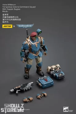 JoyToy Source 1/18 Warhammer 40K Astra Militarum Tempestus Scions Command Squad 55th Kappic Eagles Medic -Sale Toys Online 53ad6b09e0