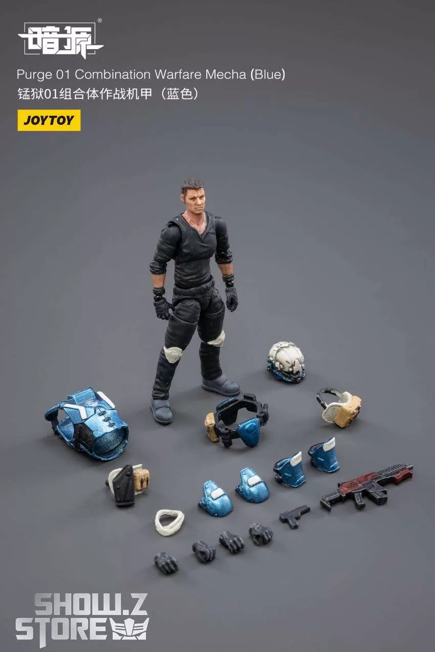 JoyToy Source 1/25 Purge 01 Combination Warfare Mecha Blue Version W/ Pilot 5 JoyToy Source 1/25 Purge 01 Combination Warfare Mecha Blue Version W/ Pilot - Image 5