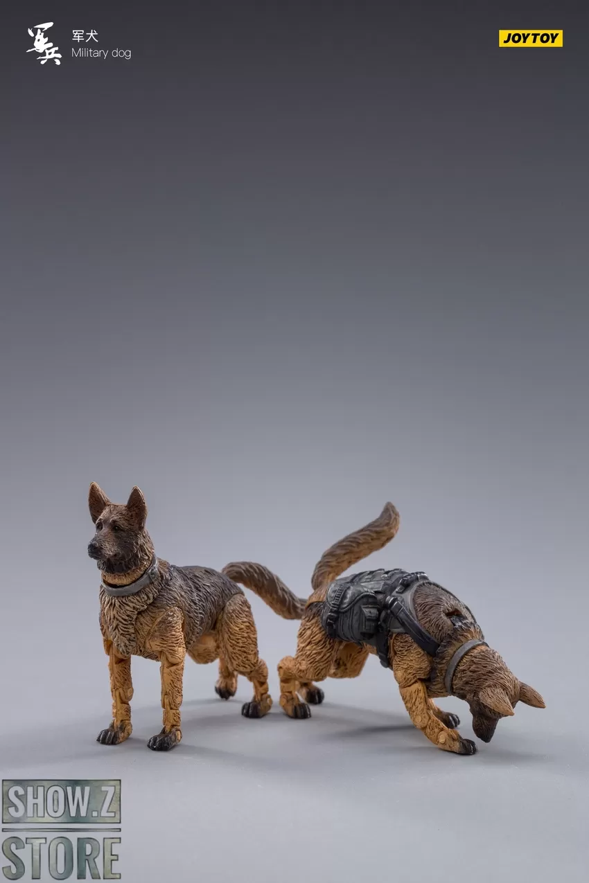 JoyToy Source 1/18 Military Dog Set Of 2 4 JoyToy Source 1/18 Military Dog Set Of 2 - Image 4