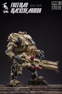 JoyToy Source Acid Rain 1/18 Freeman Machine Armor W/ Pilot Mechas & Soldiers Figure Set Desert Brown Version -Sale Toys Online 7087ea627e