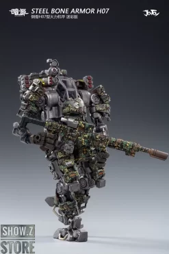 JoyToy Source 1/25 H07 Steel Bone Attack Mecha Jungle Camouflage W/ Pilot -Sale Toys Online 78b7912a32