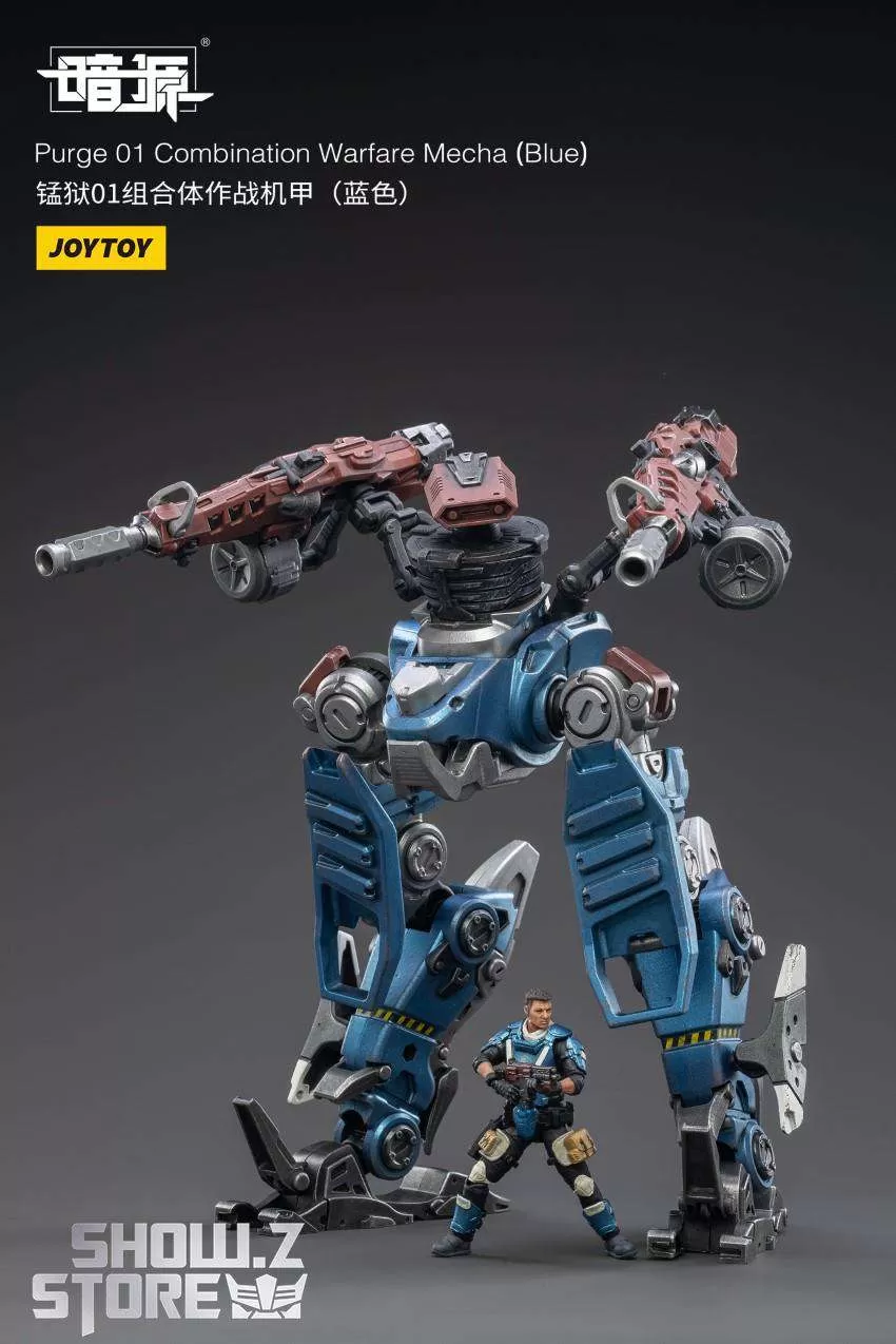 JoyToy Source 1/25 Purge 01 Combination Warfare Mecha Blue Version W/ Pilot 7 JoyToy Source 1/25 Purge 01 Combination Warfare Mecha Blue Version W/ Pilot - Image 7