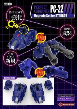 Perfect Effect PC-22 Perfect Combiner Upgrade Kit For POTP Starscream -Sale Toys Online 87939d710d
