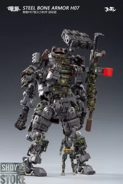 JoyToy Source 1/25 H07 Steel Bone Attack Mecha Jungle Camouflage W/ Pilot -Sale Toys Online 9224fdb208