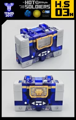 Mech Planet Hot Soldiers HS03H Mini Soundwave Clear Version -Sale Toys Online 9dc281b1a6