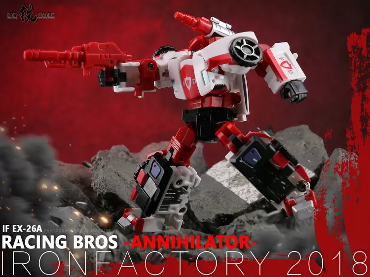 IronFactory EX-26A Racing Bros Annihilator Red Alert 11 IronFactory EX-26A Racing Bros Annihilator Red Alert - Image 11