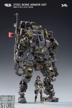 JoyToy Source 1/25 H07 Steel Bone Attack Mecha Jungle Camouflage W/ Pilot -Sale Toys Online aad6568bf3