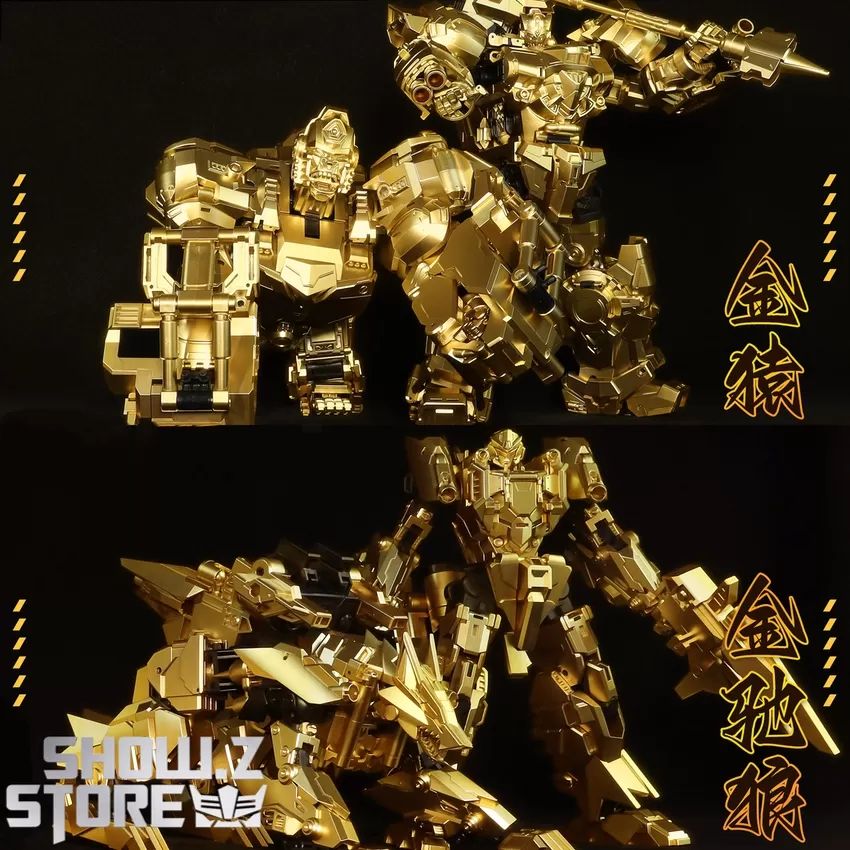 Cang-Toys CT-CY05SP Thorilla & CT-CY08SP Rusirius Golden Version Set Of 2 1 Cang-Toys CT-CY05SP Thorilla & CT-CY08SP Rusirius Golden Version Set Of 2