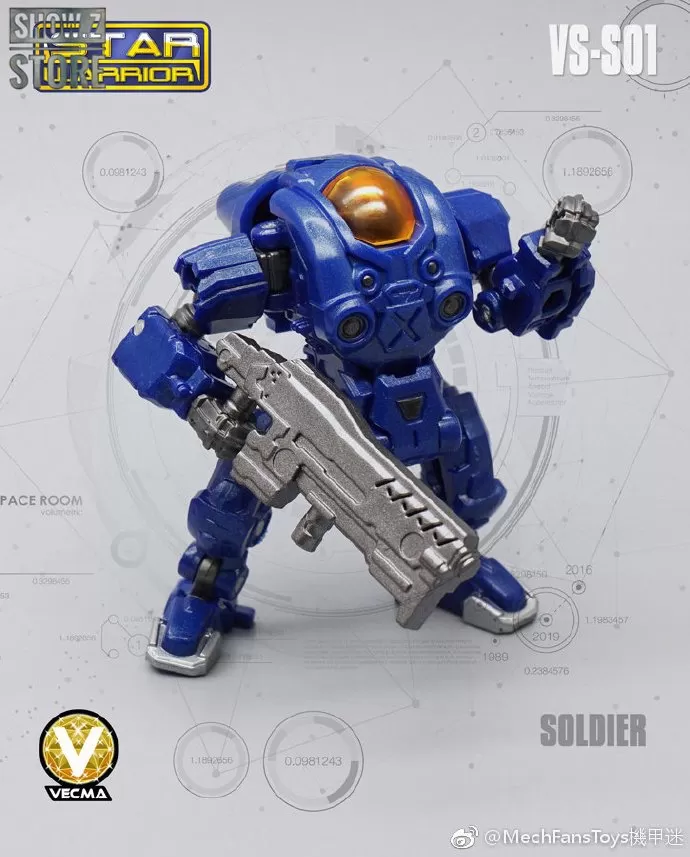 MechFansToys Vecma Toys VS-S01 Combat Squad Soldier & Raynor Set Of 2 9 MechFansToys Vecma Toys VS-S01 Combat Squad Soldier & Raynor Set Of 2 - Image 9