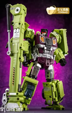 Jinbao DF03 Builder.D Devastator Green Version Set Of 6 Oversized Version -Sale Toys Online c550d00891