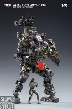 JoyToy Source 1/25 H07 Steel Bone Attack Mecha Jungle Camouflage W/ Pilot -Sale Toys Online d59ec59380