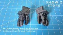 Shockwave Lab SL-28 Posable Hands For Studio Series SS-08 Blackout Upgrade Kit -Sale Toys Online dd2242125d